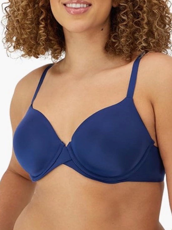 Other - Maidenform One Fab Fit Everyday Modern Demi Underwire Bra Blue Size 38C 11386